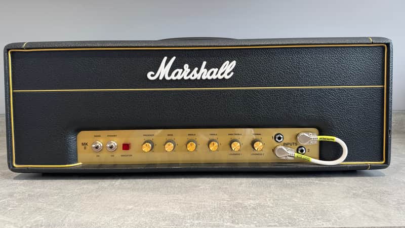 Marshall 1987X MK II Reissue 2-Channel 50-Watt Guitar Amp Head 2002 - Present - Black image 1