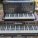 Korg Poly Ensemble SK5 and Korg MS20 1970s - Black