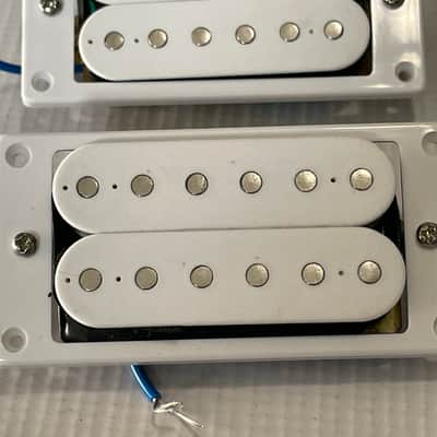 Epiphone Kramer Pacer Classic Series Guitar Alnico V White Humbucker Pickup Set image 2
