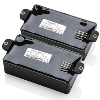 EMG KH-BB/SET Kirk Hammett Bone Breaker Humbucker Set - Black w/ Solderless Install System image 5