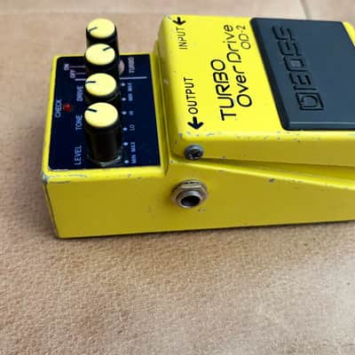 Boss OD-2 Turbo OverDrive (Black Label) 1988 - 1995 - Yellow image 3