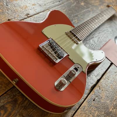 Fender Japan Limited Edition Japanese Domestic Only FSR 1960's Fully Bound Custom Telecaster Fiesta Red MIJ image 4