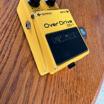 Boss OD-1 Over Drive (Black Label) 1977 - 1985 - Yellow image 2