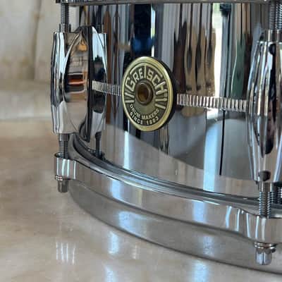 Gretsch Drums Usa Custom 14x05 Chrome over Brass image 2