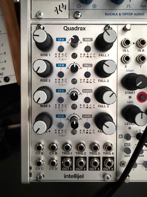 Intellijel Quadrax Quad Function Generator Eurorack Synth Module 2020 - Present - White image 1
