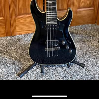 Schecter Blackjack C-7 2021 - Present - Gloss Black image 7