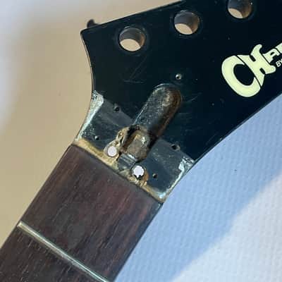 1986 Japan Charvel Jackson Import Model 2 TM Logo Guitar Neck 22 Fret Dot Inlays Modified Floyd Ready image 11