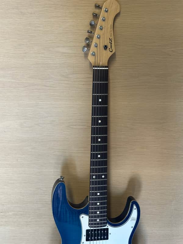 Cool Z Stratocaster - Blue flame maple image 1