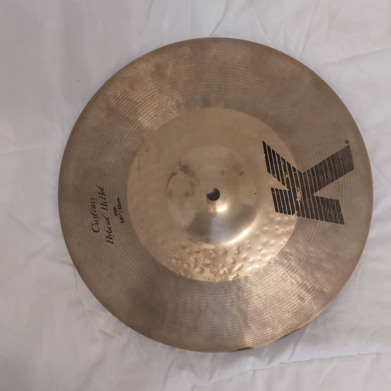 Zildjian 13.25" K Custom Hybrid Hi-Hat Cymbals (Pair) 2006 - Present - Traditional / Brilliant image 1