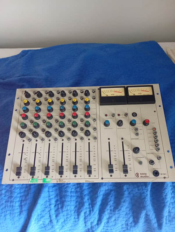 Eela Audio S-191 - 6 Channel Analog Broadcast Console Eela Audio S-191 - 6 Channel Analog Broadcast Console 1980 image 1