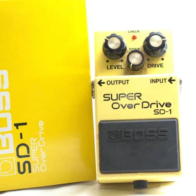 BOSS SD-1 Super OverDrive JRC4558DD Chip Made in Taiwan 1992 w/ Box image 1