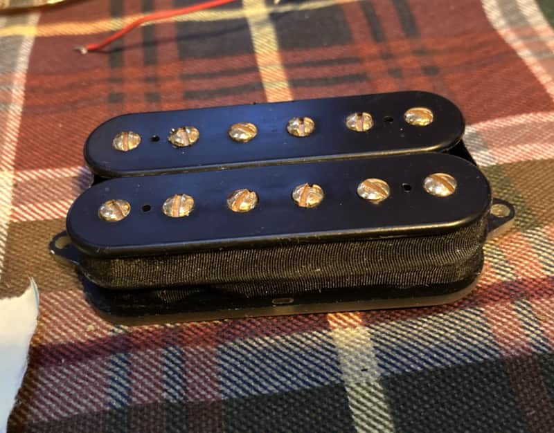 2018 Ernie Ball Music Man Majesty Custom Dimarzio Bridge Pickup, F, Gold Pole image 1