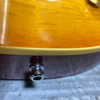 Epiphone Elitist Les Paul 2007 - Amber Burst - Hardshell Case Included image 14