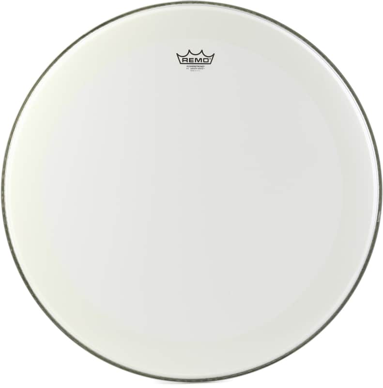 Remo Powerstroke 3 Smooth White Bass Drumhead - 24 inches (2-pack) Bundle image 1