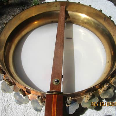 Ludwig Ambassador Plectrum Banjo, Late 1920's, M.C. Burley Neck, Case image 14