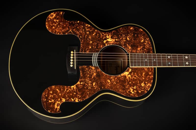 1991 Epiphone SQ-180 Everly Brothers Signature - Black | | Reverb