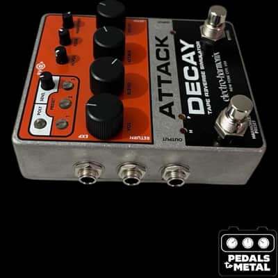 Electro-Harmonix Attack Decay Reverse Tape Simulator 2019 - Present - Orange / Black - X18706 image 3