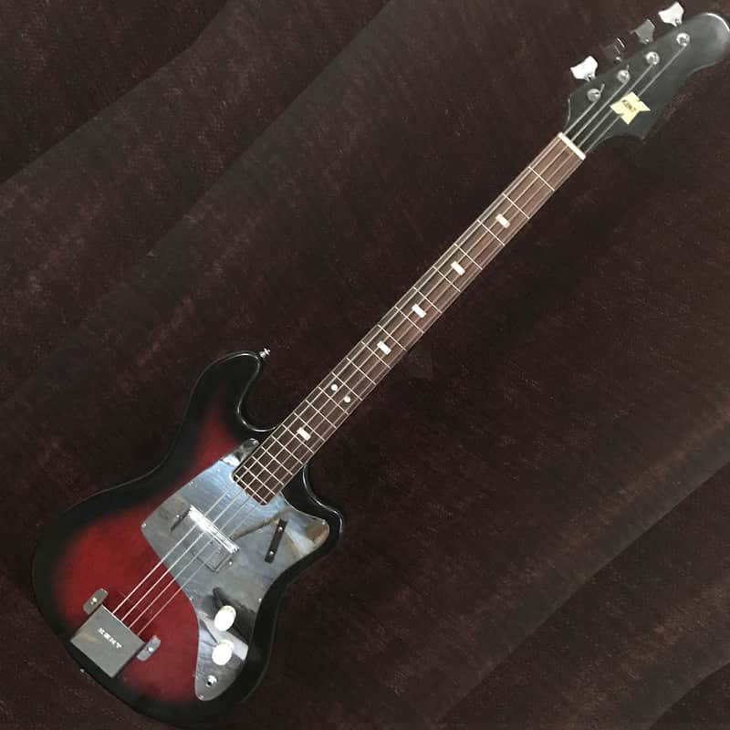 Kent Basin Street Bass Guitar 1965 - Full Scale - Soft Case image 1