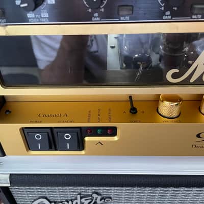 Marshall 9100 Dual Monobloc - 50/50w Power Amp, Guitar Amplifier Head - Serviced image 3