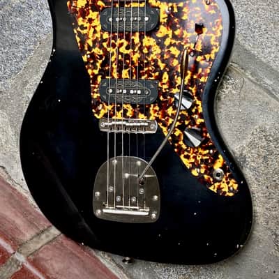 Waterslide Offset Black W/ Mojo UK Decosonic Pickups & Descendant Vibrato NEW (Authorized Dealer) image 6