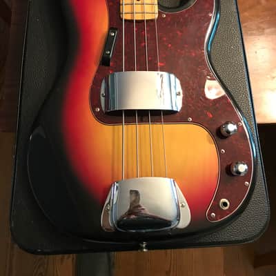 Ibanez Silver Series Precision Bass LAWSUIT 1977 "Sunburst" image 1