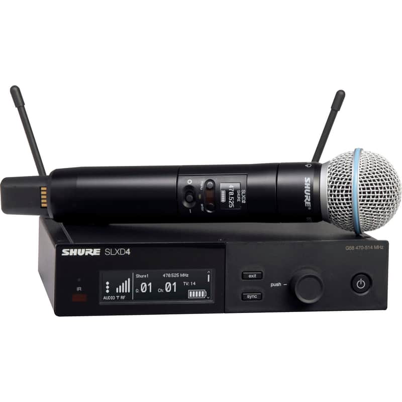 Shure SLXD24/B58 Digital Wireless Handheld Microphone System image 1