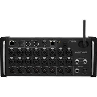 Midas MR18 18-Input Digital Mixer for iPad/Android Tablets with Wi-Fi and USB Recorder image 1
