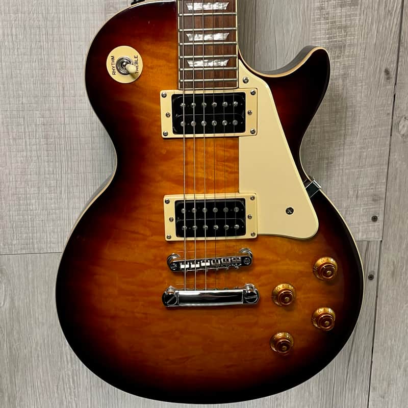 Used Epiphone Les Paul Classic Tobacco Burst w/case TSS1143 image 1