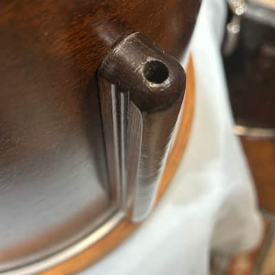 Ludwig 12" deep X 15" head Victory Marching Snare Drum (TL-2246) early 40's - Mahogany image 15