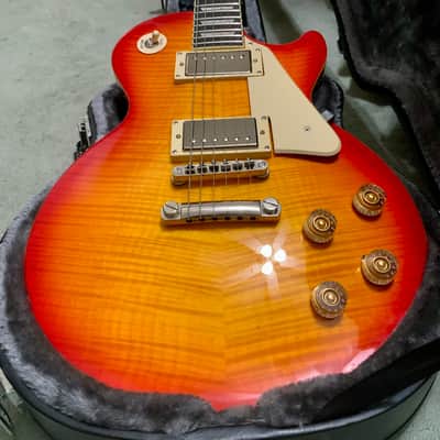 Epiphone Les Paul 1960’s Tribute Plus 2016 - Cherry Burst - Stunning Flame image 10