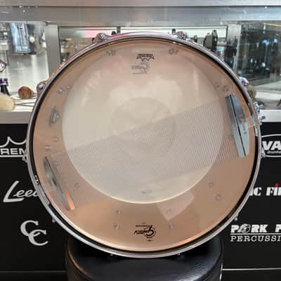 Gretsch USA Custom G4164PBA 6.5X14 Phosphor Bronze Aged Patina Snare Drum - Chicago Drum Show Demo image 6