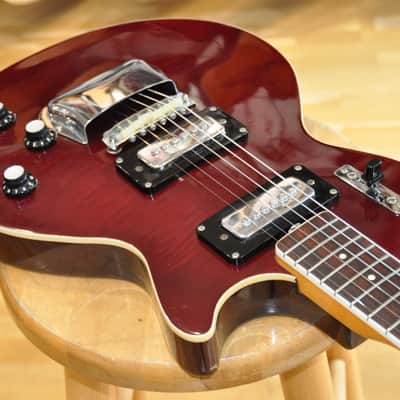 EKO Kiwi Cherry / Made In Italy (Recanati) / Single Cut Les Paul Type / First Generation From 1973 image 5