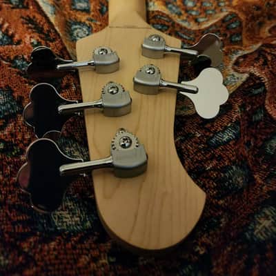 Lakland 55-02 Deluxe 5 String Late 2010s - Natural Spalted Maple image 11