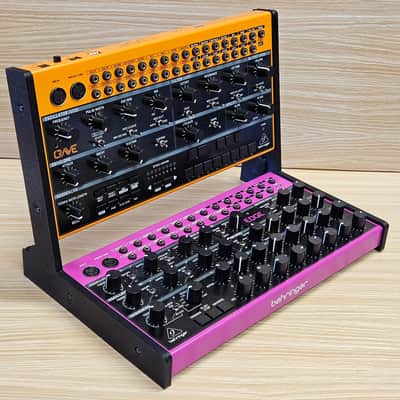 The Analog Source 2 Tier Desktop Stand Fits Behringer Crave Edge Grind Spice Synthesizer
