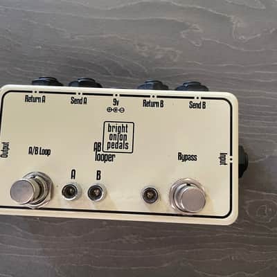 Bright Onion Custom made loop switcher pedal 2023 - Cream | Reverb UK