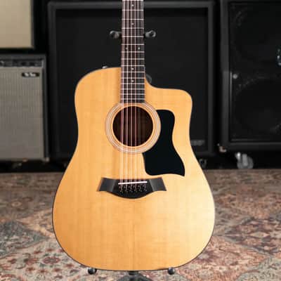 Taylor 150ce 12-String Dreadnought Acoustic/Electric Guitar with Gig Bag image 3