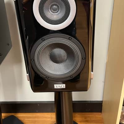 TAD Labs TAD-ME1-K Loudspeakers - Piano Black - w/Stands image 2