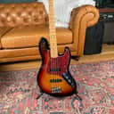 Fender American Standard Jazz Bass with Maple Fretboard 2008 - 2016 - 3-Color Sunburst Active