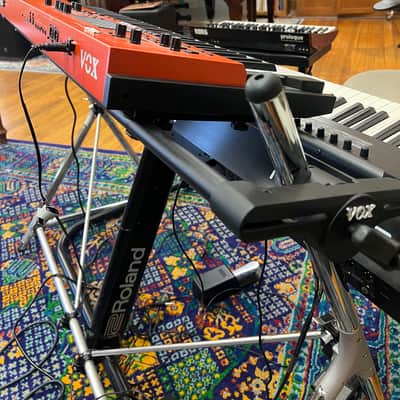 Vox Continental 61-Key Performance Organ with Stand and V861 Expression Pedal 2017 - Present - Red image 5