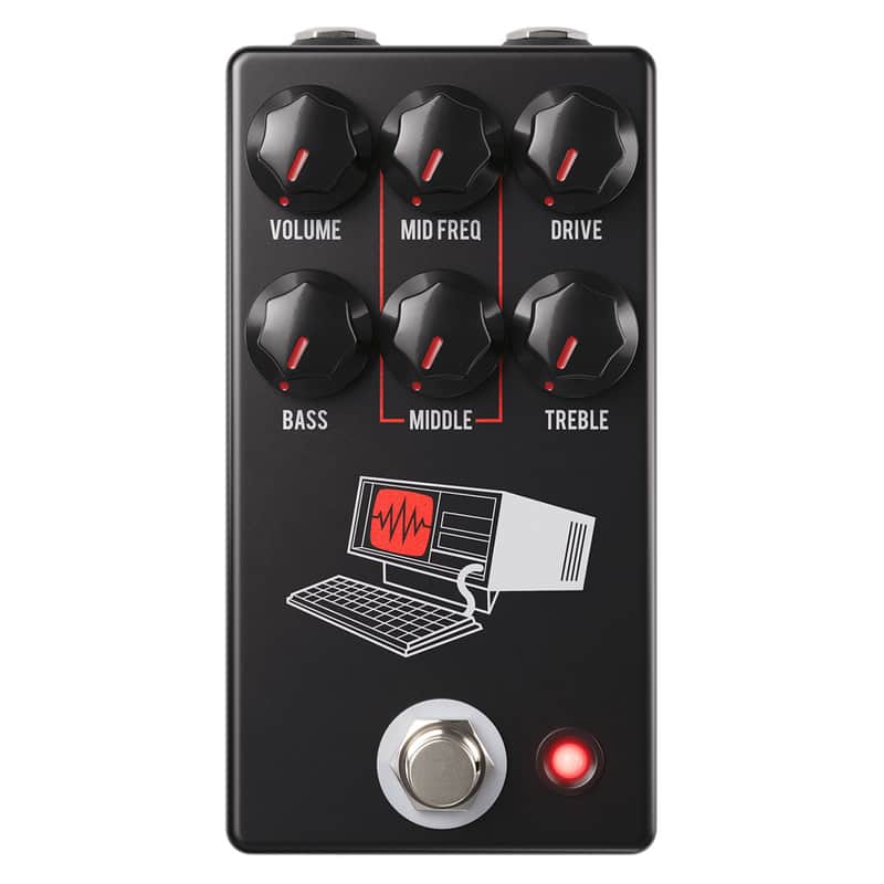 JHS Hard Drive Distortion Pedal Black image 1