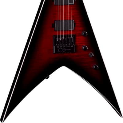 Dean Vengeance Select Evertune Fluence Electric Guitar, Ebony Fingerboard, Black Cherry Burst image 2