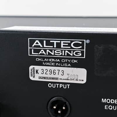 Altec Lansing 1753A 28-Band 1/3-Octave Equalizer CG0092H image 11