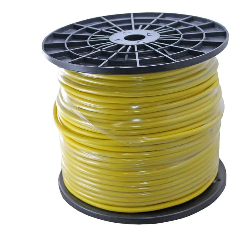 YELLOW 500ft roll spool reel stereo audio preamp signal wire cable cord 20 gauge image 1