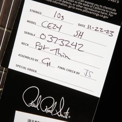 PRS CE 24 Semi Hollow - Faded Blue Smokeburst image 20