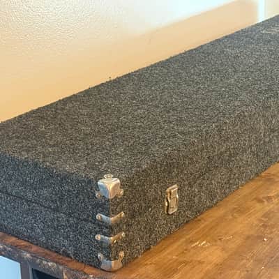 Roland Vintage Flight Road Case for DJ Synth Keyboard 1980’s Grey Carpeted Solid Wood image 9