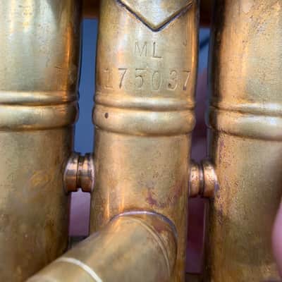Bach Stradivarius 43* Lightweight Bb Trumpet | 1980 Elkhart | #43 Leadpipe | Raw Brass image 6