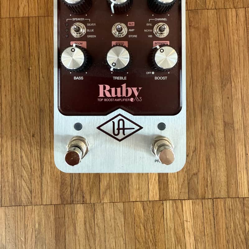 2022 – Present Universal Audio Ruby 63 Top Boost Amplifier Ru…