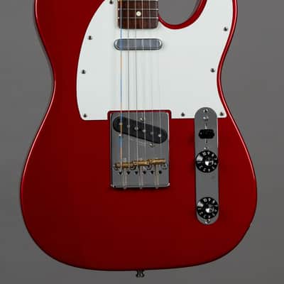 2004 Fender Muddy Waters Telecaster MOD (Mexico, Candy Apple Red, Fender HSC) image 4