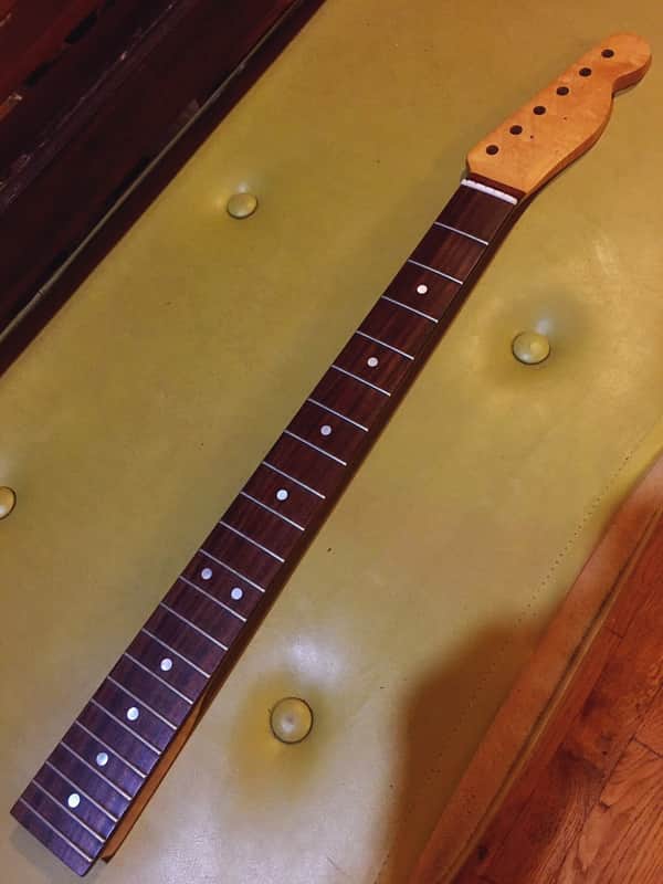 Warmoth Fender Telecaster Flame Maple Neck w/ Vintage Tint Finish image 1