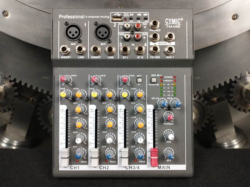 CYMIC F4A-USB Professional 4-Channel Mixing | Reverb